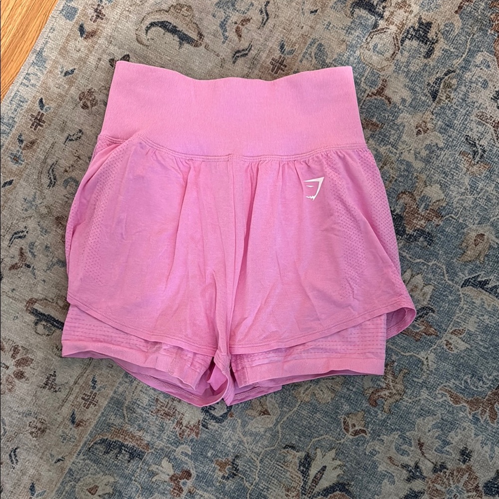 Gymshark Women's Pink Gym Shorts NWOT